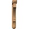 Ekena Millwork Balboa Arts and Crafts Rough Sawn Bracket w/ Offset Brace, Western Red Cedar, 6"W x 42"D x 42"H BKT0604X42X42BOA03RWR - alternate 3